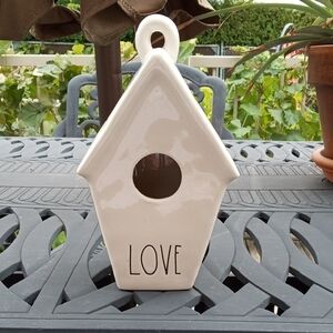 Rae Dunn Ceramic "LOVE"  Birdhouse